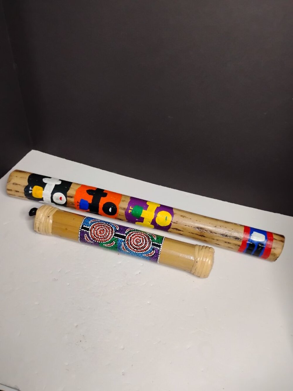 Handmade Rainmaker Bamboo Sticks Large 20" & 12"